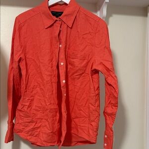 Banana Republic Vibrant Coral Shirt